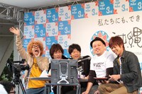 生配信番組「はいさい！沖縄国際映画祭」には、沖縄国際映画祭で食べられる美味しいもの「きむ団子丼」「肉巻きおにぎり」「ラーメンバーガー」などを紹介するために、沖縄のラジオ番組「ミュージックシャワー」のレポーターがゲストで登場。