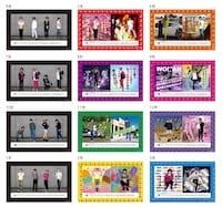 「5upよしもとカレンダー」のイメージ写真。価格は1050円。