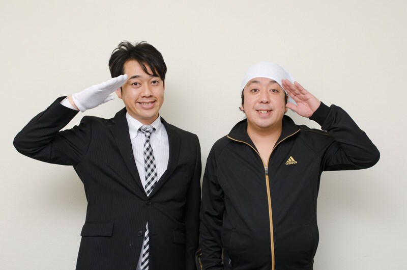 5月6日（金）にナゴヤドームで行われるプロ野球「中日×巨人」戦の始球式にて、バナナマン日村（右）がピッチャーを務める。