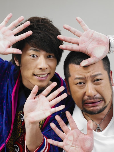 「Shibuya Deep A」MCのロンドンブーツ1号2号・田村淳とケンドーコバヤシ。