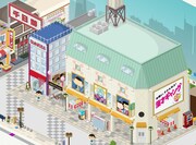 アメーバピグにオープンした「よしもと千日前エリア」イメージ。