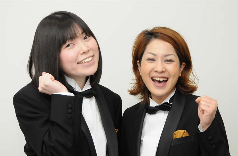 「第46回上方漫才大賞」新人賞候補の尼神インター。NSC大阪30期生。関西でおなじみの年末特番「オールザッツ漫才2010」でも活躍。(c)KTV