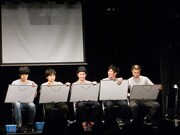 予選Aブロックのザ・ゴールデンゴールデンきたざわ、シャカ植松、笑撃戦隊・柴田、乙・島山、あばれる君。Aブロックの真剣な空気にイーグルは「大喜利ライブの楽屋が一番嫌い。まじめだから」と寂しそうだった。