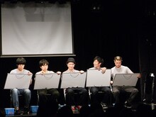 予選Aブロックのザ・ゴールデンゴールデンきたざわ、シャカ植松、笑撃戦隊・柴田、乙・島山、あばれる君。Aブロックの真剣な空気にイーグルは「大喜利ライブの楽屋が一番嫌い。まじめだから」と寂しそうだった。