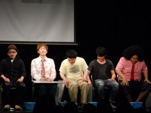 Bブロックの超新塾・タイガー福田、ふみとし、ソイ八田、ザ・ゴールデンゴールデン山崎、マービンJr。洗濯したカーディガンが縮んだというタイガーは「カーディガンが縮んでなければ（ほかのメンバー同様）フレッシュ」と主張。