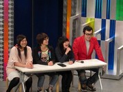 “ブスペシャリスト”審査員のグランジ佐藤、少年少女、メルヘン倶楽部・たくちゃん。終始厳しい目線で出場者たちのブス具合に目を光らせていた。