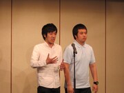 フライアウトワンマンは面接が怖いということで、怖くない面接官で面接をやってみることに。最後の壮大な面接パターンに会場も爆笑。