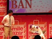 フリーザコントを披露したBAN BAN BAN。フリーザが缶の蓋でバシバシツッコまれる貴重な姿を見ることができる。