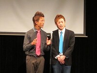 リンシャンカイホウは、うろ覚えで昔話を披露。トークで小谷の日焼けサロントークに。「手の甲が焼けない」と言うとテンゲン中島だけが「わかる！」と反応。