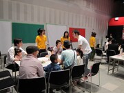 ワークショップの様子。