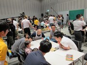 ワークショップの様子。