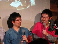 メンバーの中で唯一これまでほとんど絡みがなかったくじらと今泉。釣りが趣味の今泉はくじらのネタが好きだそうで「似てる」と絶賛。