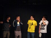 オープニングに登場したキングオブコメディ、鬼ヶ島、ラバーガール。キングオブコメディは久々の登場。