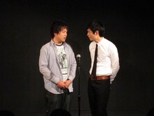 ドリーマーズは「いいことをしたい」というテーマの漫才を披露。