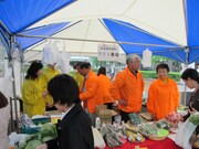 「食べて応援しよう！東日本野菜フェア」の様子。