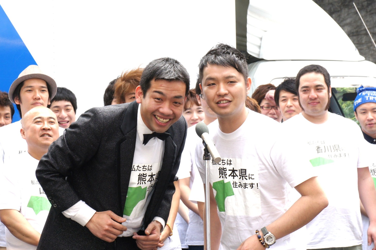 「スナックを経営したい」と夢を語った熊本県担当・もっこすファイヤー。