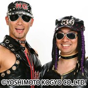 写真はレイザーラモン。左がHG、右がRG。(c)吉本興業