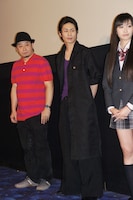 「喧嘩番長」監督の東海林毅（左）と、本作に不良役で出演している鯨井康介。