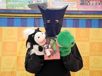 DVD「パペットマペットライブact.2『井の中の蛙の胃の中の牛』」発売記念イベントを開催したパペットマペット。