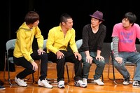 またお笑いをやりたいという成島は、森永と坂本のトリオを考えていたそう。しかし最終的なベストメンバーには坂本と桑折を挙げ、そこから成島の「自分で書いた台本の自分の役ができない」「最近『ちゃんとしろ』と言ったら『末っ子だから』と言い訳」などの天然伝説が続いた。(c)フォトプロ