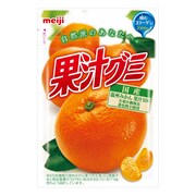 「果汁グミ 温州みかん」のイメージ写真。価格は105円。