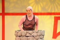 得意のネタや新ネタを5upよしもとで披露。(c)KTV