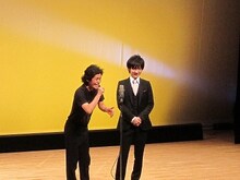 流れ星は、瀧上の魅力をちゅうえいが存分に引き出す漫才を披露。