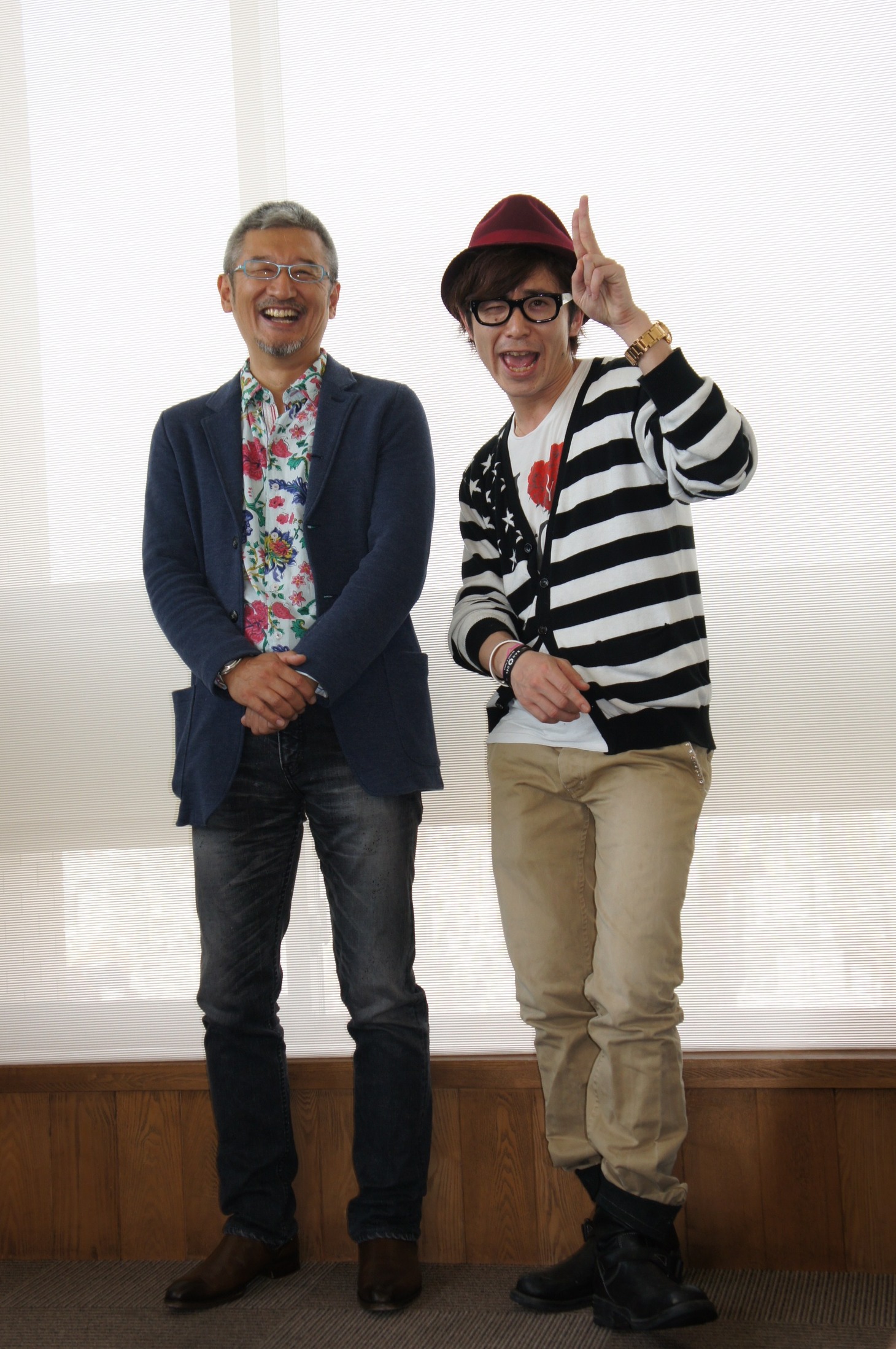 フォトセッションの一場面。