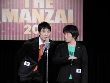 前半のトリを務め、笑いを集めたソラシド。