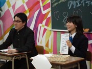 石田の似顔絵コーナーでアンケート1位を獲得したユーザーには、石田のサインをプレゼント。