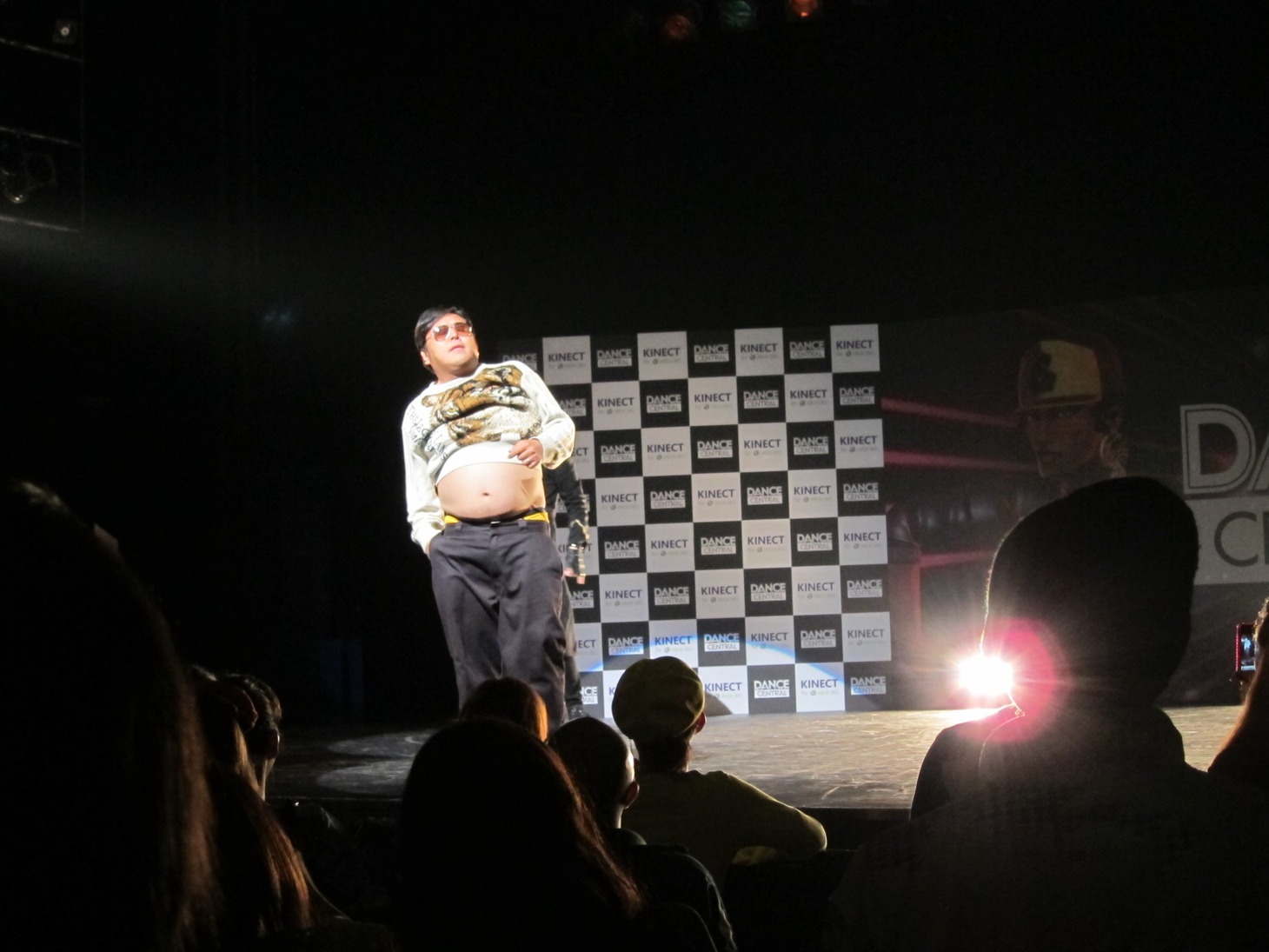 東京・Shibuya O-EASTにて行われた「Kinect」のダンスゲーム「Dance Central」発売記念パーティに登場したダイノジ大地。