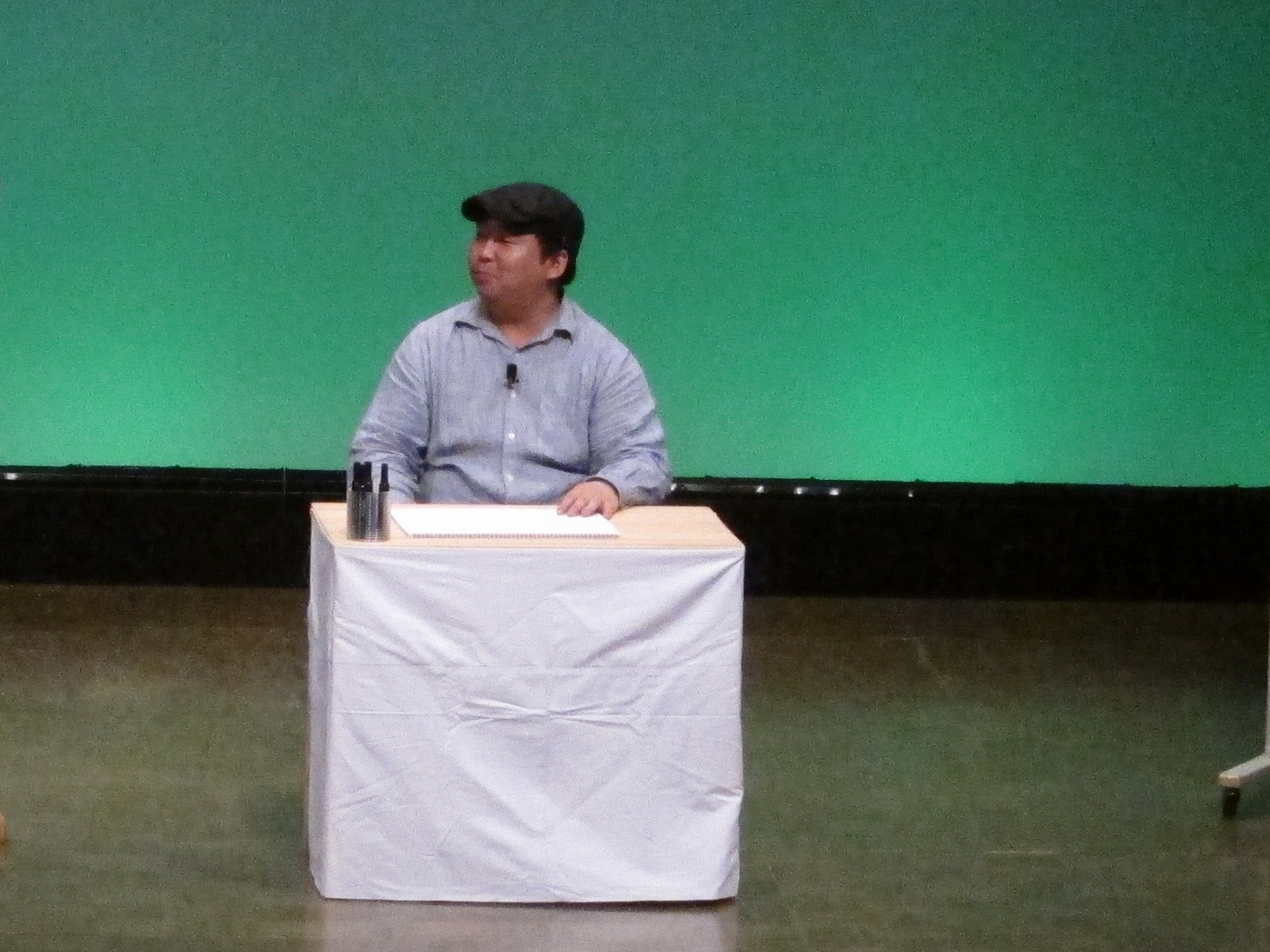 初の大喜利に「面白かった」と語った土屋。作家を務める番組「戦国鍋TV」が全国各地で放送中。
