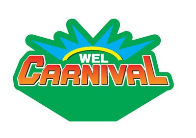 ワタナベエンターテインメントライブ「WEL CARNIVAL」のロゴ。同ライブの前には「WEL BATTLE」、後には「WEL-ワタナベエンターテインメントライブ-」が開催される。