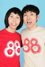 7月28日（木）に広島・広島みなと公園にて開催される「第31回高校生クイズ」広島・山口大会に応援パーソナリティとして出演するアンガールズ。