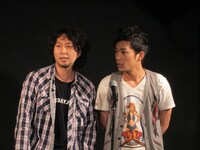 ゲストのイシバシハザマ。警官になりたいという石橋。息の合ったツッコミで会場を沸かせた。