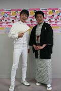 ライブ「超話術パーティー」に出演する林家染弥とNON STYLE石田。(c)吉本興業