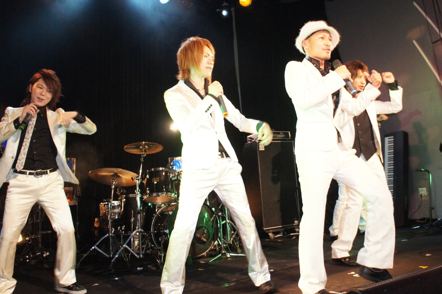 初ライブの様子。