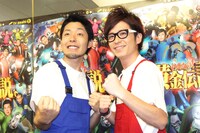 フォトセッションの一場面。