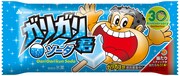 ガリガリ君ソーダ（30周年ロゴ付パッケージ）。