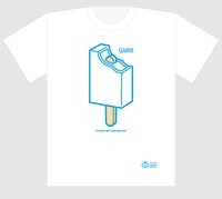 パルコ×「ガリガリ君」限定コラボＴシャツ。