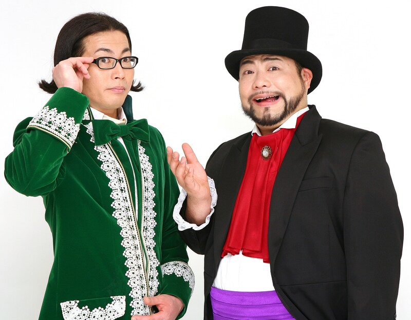 7月24日に熊本・熊本城 奉行丸にて開催される「第31回高校生クイズ」南九州大会に登場する髭男爵。