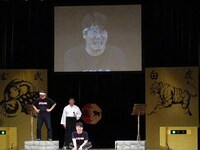 破竹の勢いを見せた桂三度。その発想力に会場からは爆笑と拍手がたびたび沸き起こった。