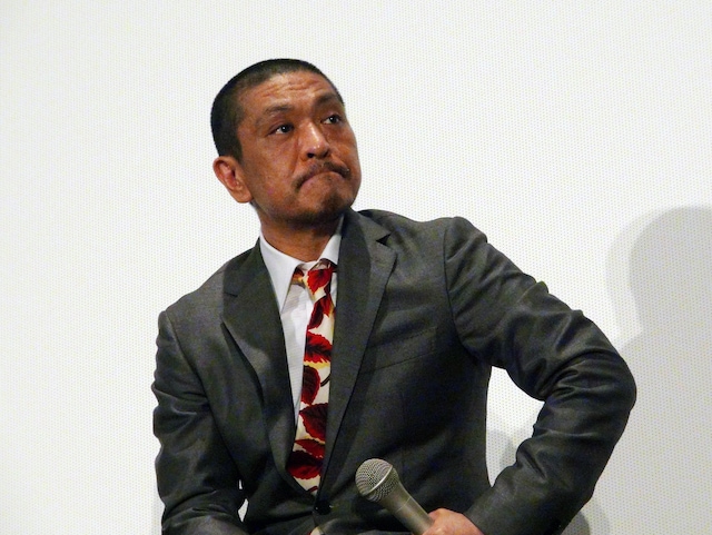 映画「さや侍」のティーチインを実施した松本人志監督。