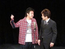 なすなかにしの漫才では、中西がオリジナルキャラクターを考える。