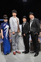 中川家と小籔千豊が出演する新番組「暗躍！芸人ブローカー～テレビに出ない（秘）芸人密売所～」。7月7日深夜スタート。(c)KTV