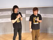 平日にも関わらず多くの観客が訪れたことに感謝する2人。