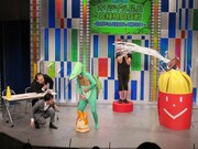 Mくんは必殺技「ハム太郎カモンッ」で見事バッタのかく乱に成功。