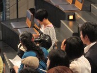 昆虫格闘戦とあって、会場にもクワガタの姿が。