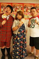 7月13日（水）になんばグランド花月にて開催される「デブ新喜劇 ～12人の動けるデブたち～」に出演するシンクタンク・タンク、海原ともこ、烏川耕一