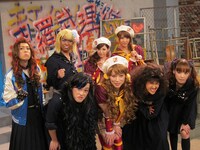 「ピラメキーノ」の新ユニット・ブラックラブリイ追加メンバーの発表会見。新メンバーはブランク（岡本夏生）とブアイソ（ローラ・チャン）の2人。